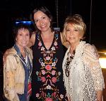Sally Williams and Jeannie Seely at the Opry